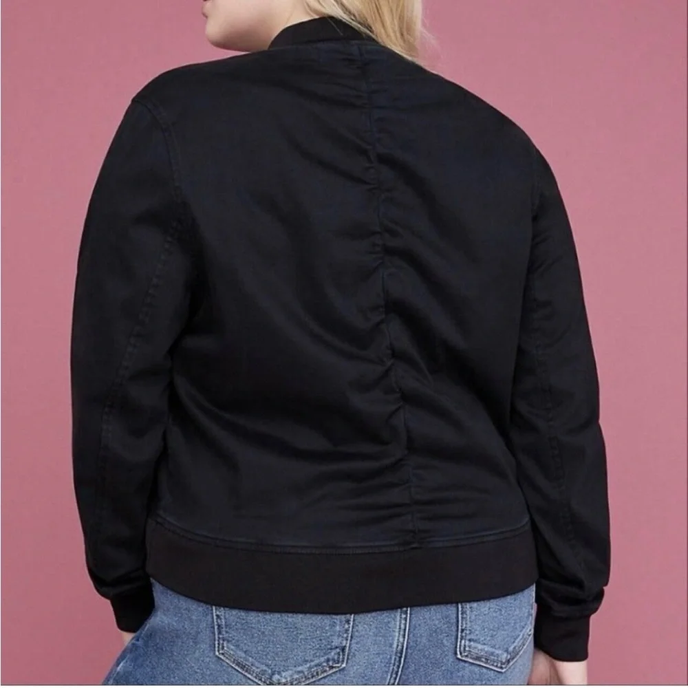 Lane Bryant Zippered Bomber Jacket-Size 18/20